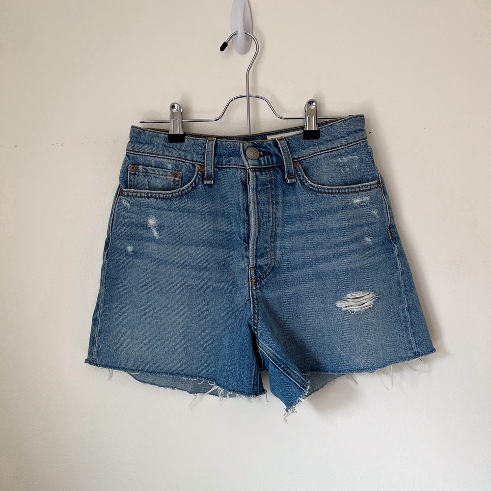 Rag & Bone Maya High Rise Shortie Shorts